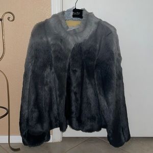 Faux fur coat